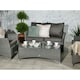 image 2 of 4 Seater 4 Piece Lounging Coffee Set - 2 Seater, 2 Armchairs with Coffee Table Including Cushions