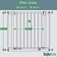 image 3 of Safetots Elite Pressure Narrow Safety Gate, 65.5cm - 74.5cm, Matt White, Narrow Pressure Fit Stair Gate