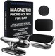 image 1 of Magnetic Phone Holder for Car – Mini Air Vent Mount with Strong Adhesive, Secure Magnet Stand for Smartphones, Safe Driving Use