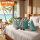 image 2 of Stylish Duffel Bag & Toiletry Bag, Perfect Gym, Travel & Everyday Carry - Baby Blue
