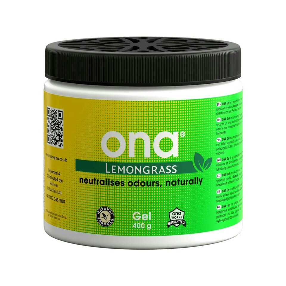 Ona Odour Neutraliser Eliminator Gel Lemongrass 400g