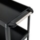 image 4 of Living and Home 3-Tier Rolling Tool Cart Storage Organizer - Black