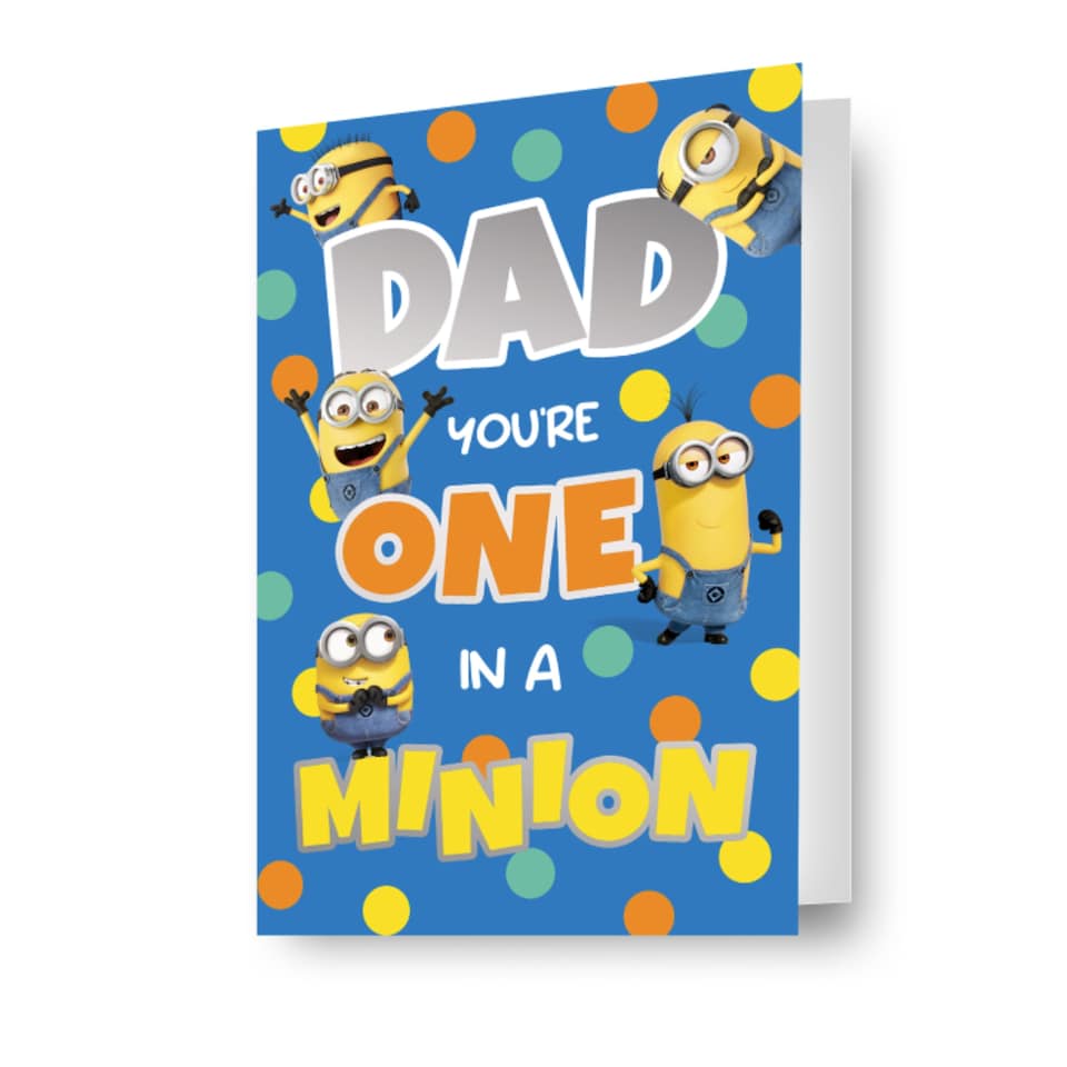 Despicable Me Dad Birthday Card
