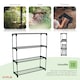 image 6 of Oypla Flower Staging Display Greenhouse Racking Shelving