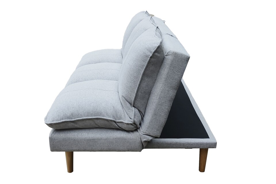 image 1 of The Amalfi 3 Seater Sofa in Grey or Sky Blue | Grey | One Size