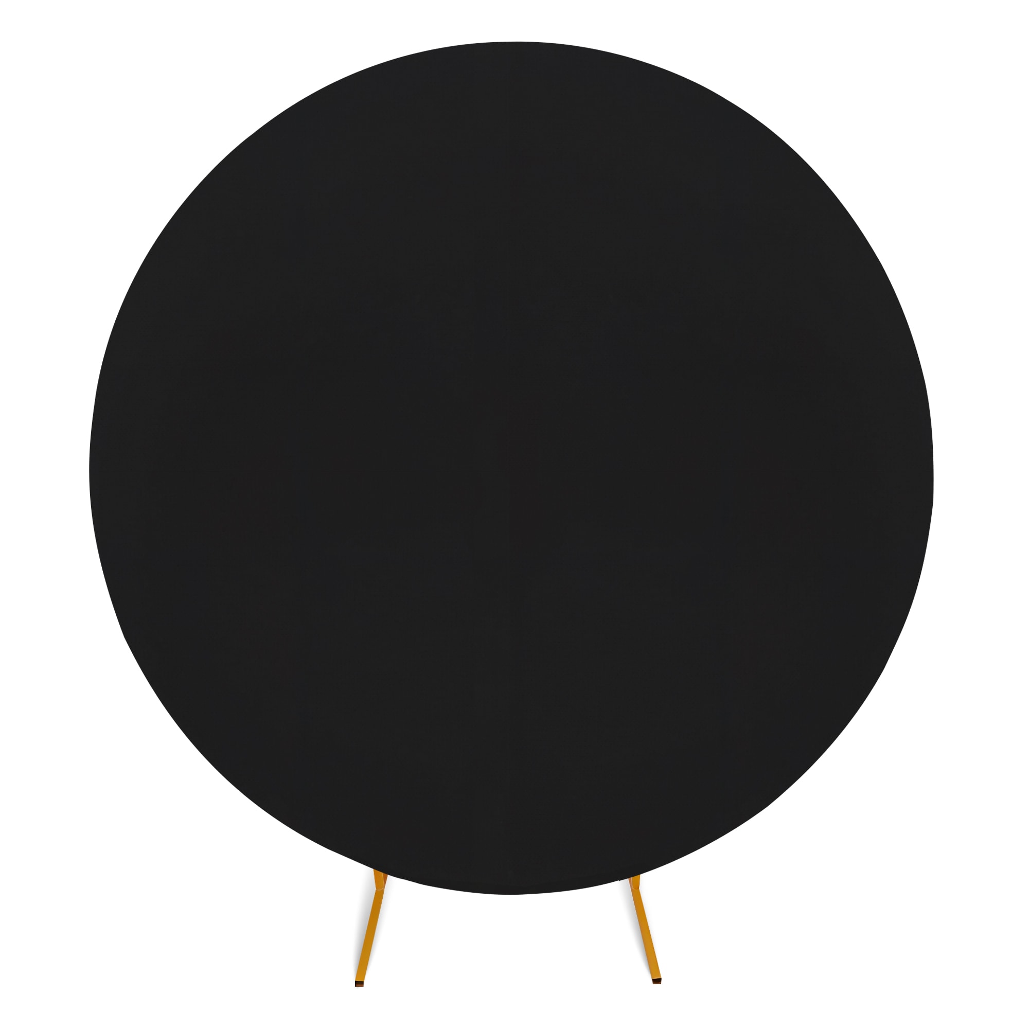 Neel Blue Round Arch Backdrop Cover Spandex Wrinkle-Resistant Circle Arch Stand Cover - 150cm in Black