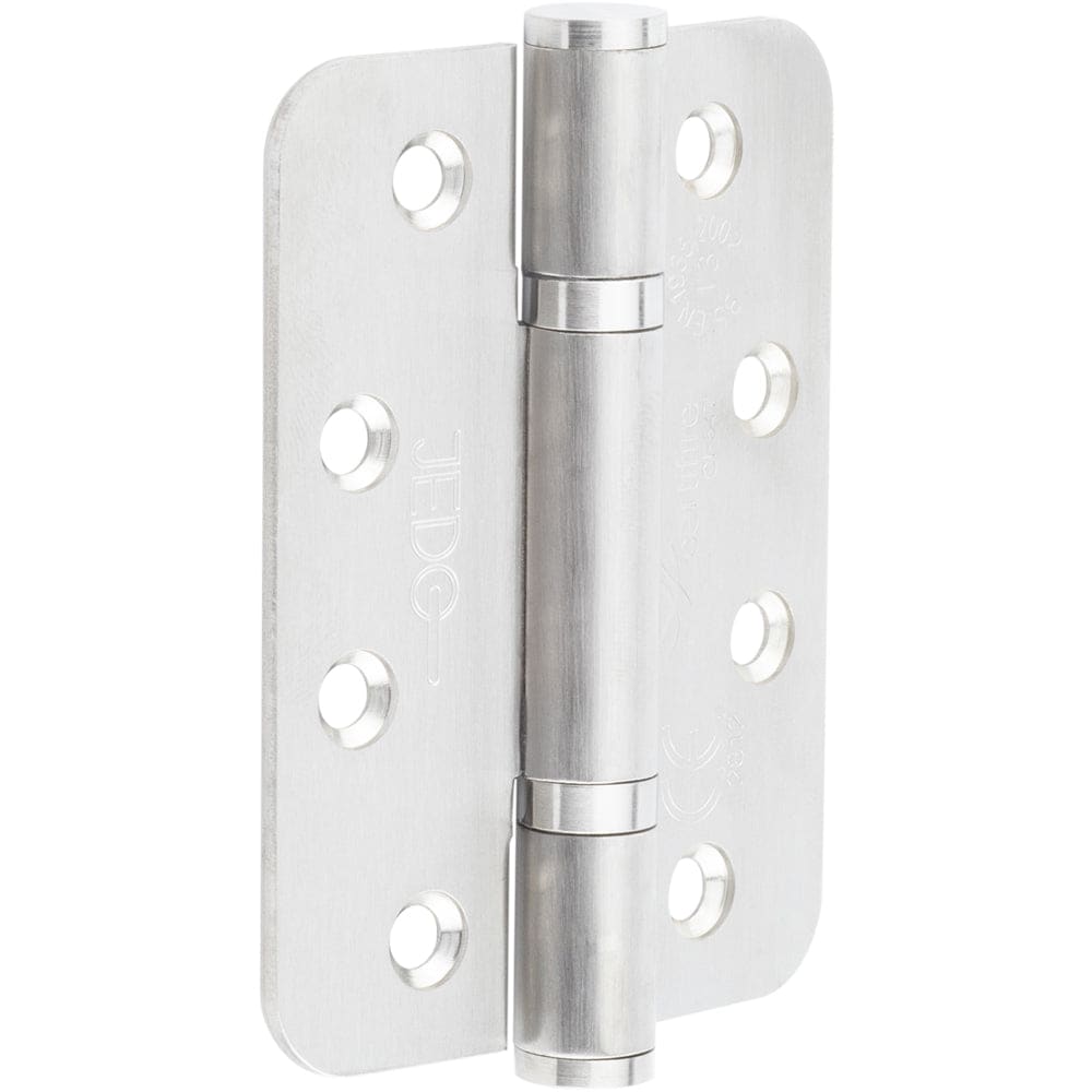 High-Quality Grade 13 Radiused Polymer Bearing Hinges in Satin Stainless Steel Finish - 30/60 Fire Door Hinge