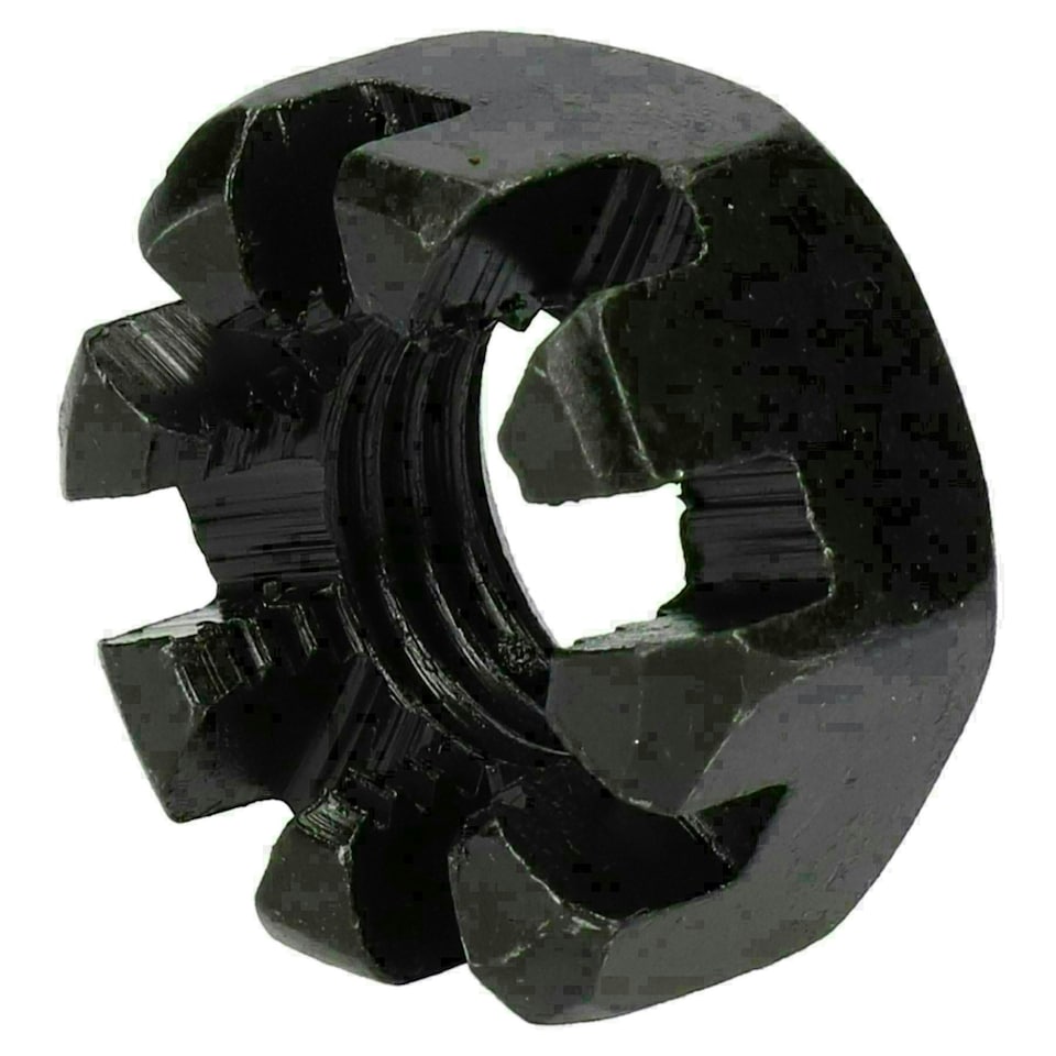 image 1 of 3/4" BSF Slotted Castle Nut Trailer Wheel Hubs Castellated Hub Bearing 2 Pack