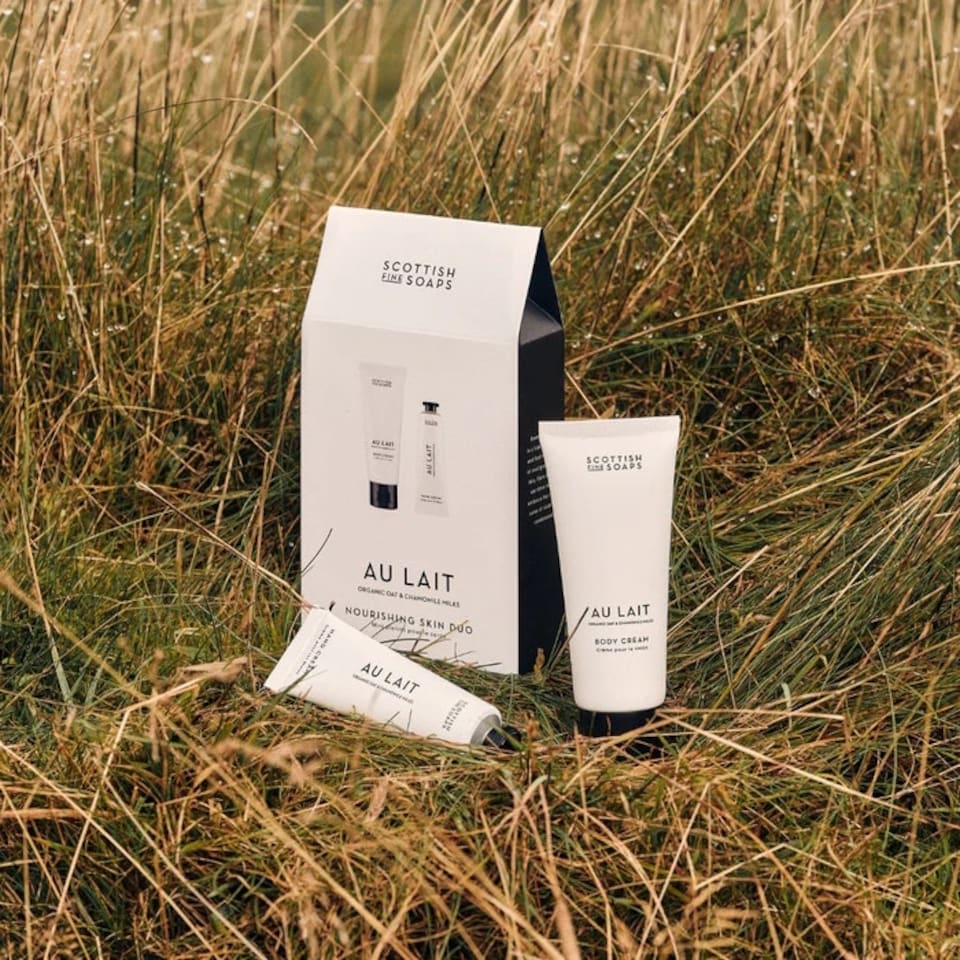 image 1 of Scottish Fine Soaps Au Lait Nourishing Skin Duo