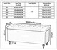 image 2 of 137cm Cubed Ottoman Storage Box,Pink Velvet Upholstered Chesterfield Storage Ottoman Box with Wooden Legs