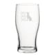 image 1 of Personalised Best Dog Dad Engraved Novelty Tulip Pint Glass