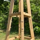 image 5 of Wooden Garden Obelisk Plant Support for Climbers (1.5m tall) - Pack of 2