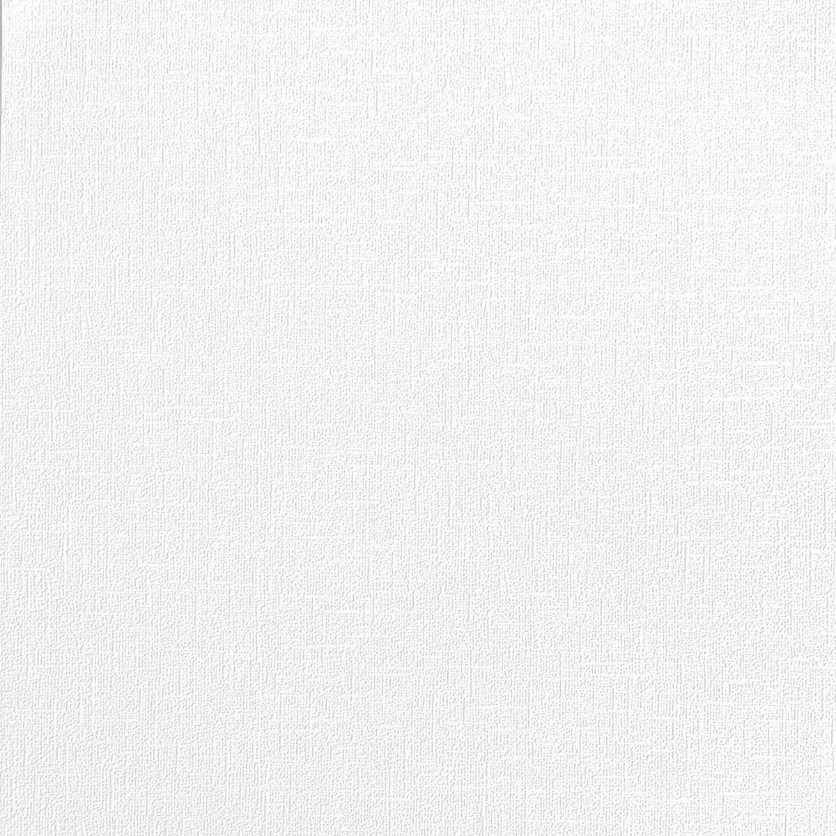 Belgravia Paintable Vinyl Textured Wallpaper - White - 10m x 53cm White