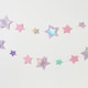 image 2 of Pink & Purple Trailing Stars Hanging Decoration 5m
