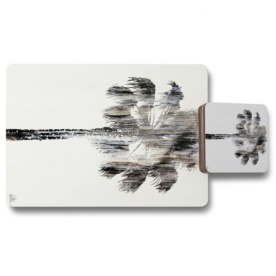 image 1 of Tall palm (Placemat & Coaster Set)