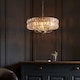 image 3 of Clifton 5 Light Multi Arm Lamp Ceiling Pendant Bright Nickel