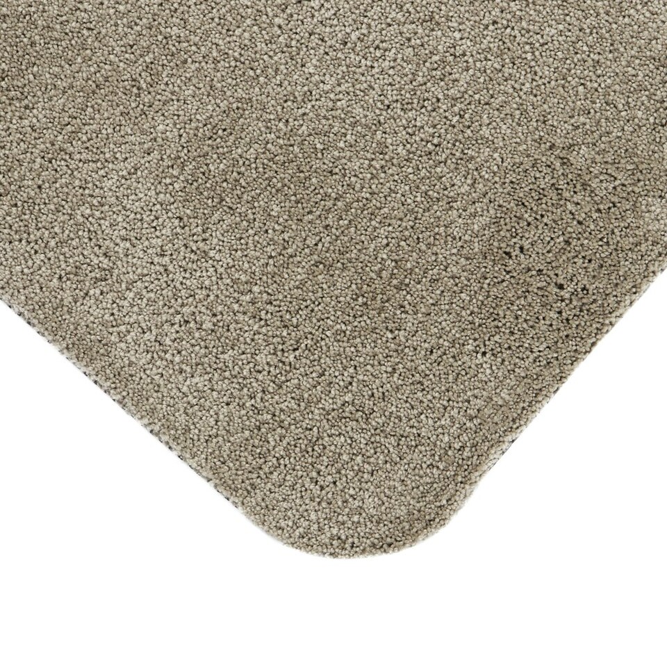 image 1 of JVL Solemate Machine Washable Bath Mat 60x100cm - Stone Brown