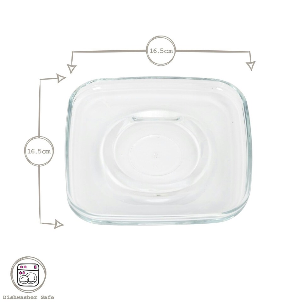 image 1 of LAV 12pc Cozy Stacking Glass Coffee Cups & Saucer Set - 270ml Clear