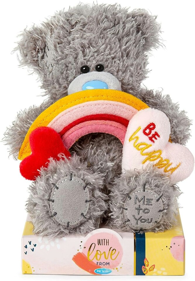 image 1 of Me To You Bear Be Happy Rainbow Plush