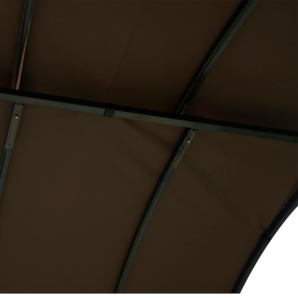 image 1 of Outsunny Gazebo Marquee Canopy Awning Shelter Garden Patio BBQ Tent Grill Black