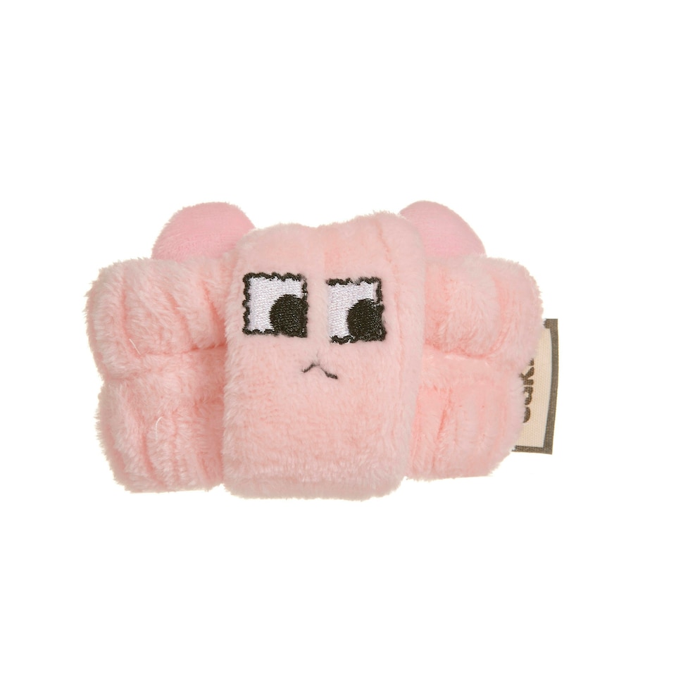 image 1 of Cheesecake Squeaky Clean Headband & Wristband Gift Set - Pink Bunny