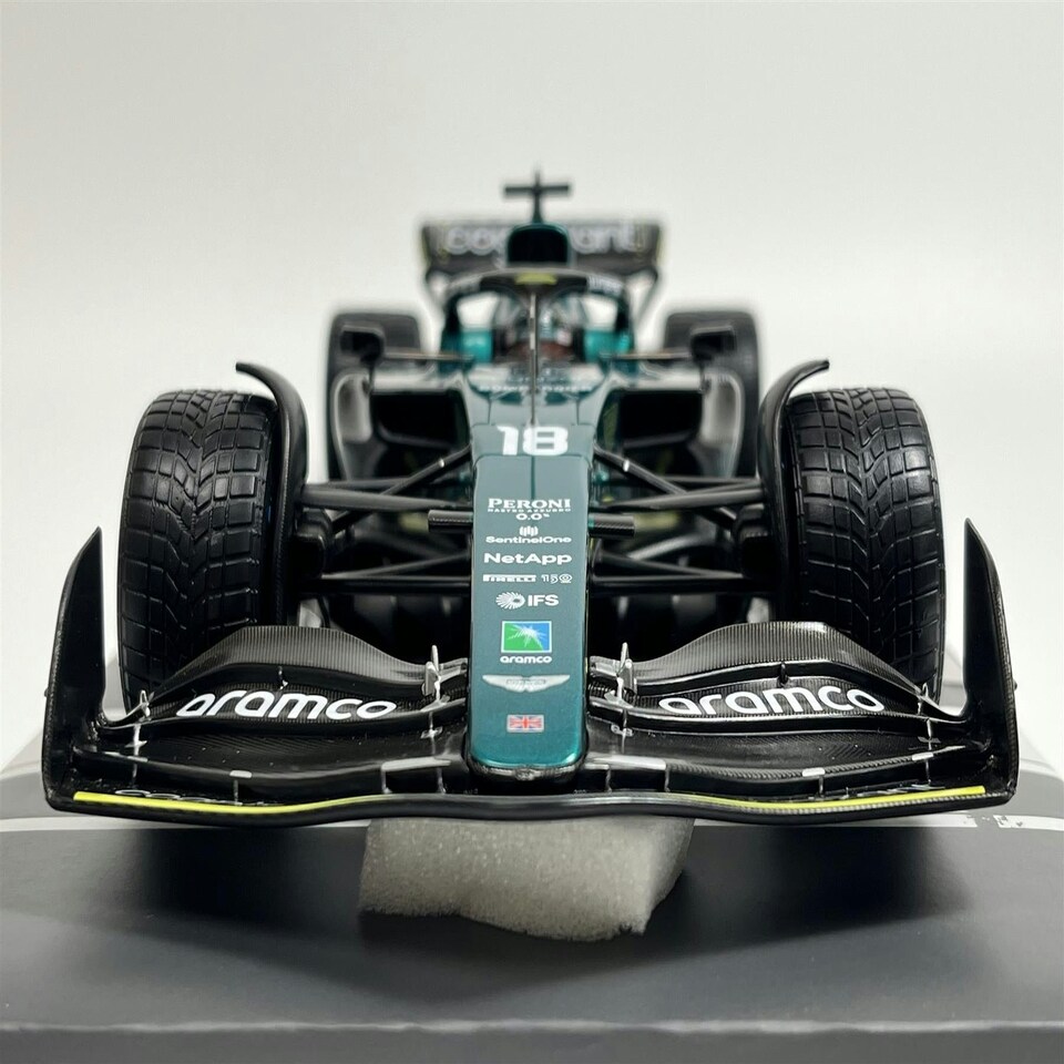 image 1 of Lance Stroll Aston Martin Aramco Cognizant Formula One Team AMR22 Monaco GP 2022 1:18 Minichamps 117220118