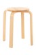 image 2 of Maison by Premier Rustic Tropical Hevea Wood Stacking Stool, Stackable Kitchen Stool For Breakfast, Durable Counter Stool