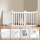 image 3 of Yaheetech 3-Panel Pet Puppy Fence, 50 × 60.5 cm White