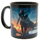 image 1 of Star Wars: The Mandalorian Nightfall Mug - Black/Blue/Yellow - One Size