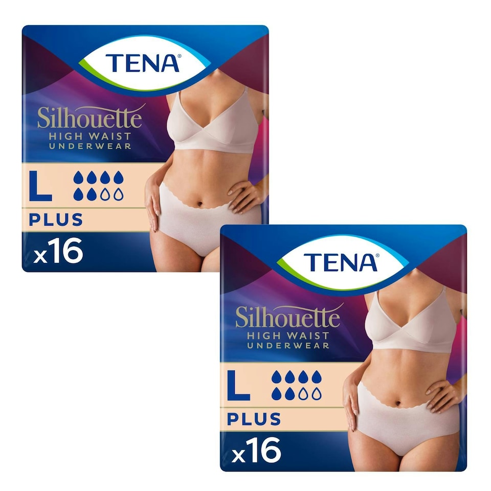 image 1 of TENA Silhouette Pants Large Cream 32 Pack