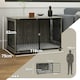 image 7 of PawHut Dog Crate Furniture End Table w/ Cushion for Extra Large Dogs