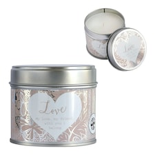 Sentiment Candle In Tin - Love | Multi