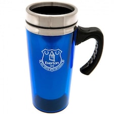 Everton FC Crest Travel Mug - Blue/Silver - One Size