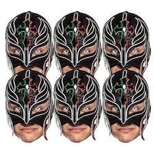 WWE Rey Mysterio Cardboard Face Masks - Pack of 6
