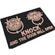 image 3 of Labyrinth Knock And The Door Will Open Door Mat | Black | Black/Brown | One Size | 1