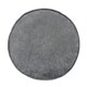 image 5 of icon Round Chenille Bean Bag Pouffe Grey Large Chenille Footstool | Grey | Grey | M