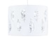 image 2 of Fern - White Cut Out 30cm Pendant Lightshade | White | Silver | Large | 1