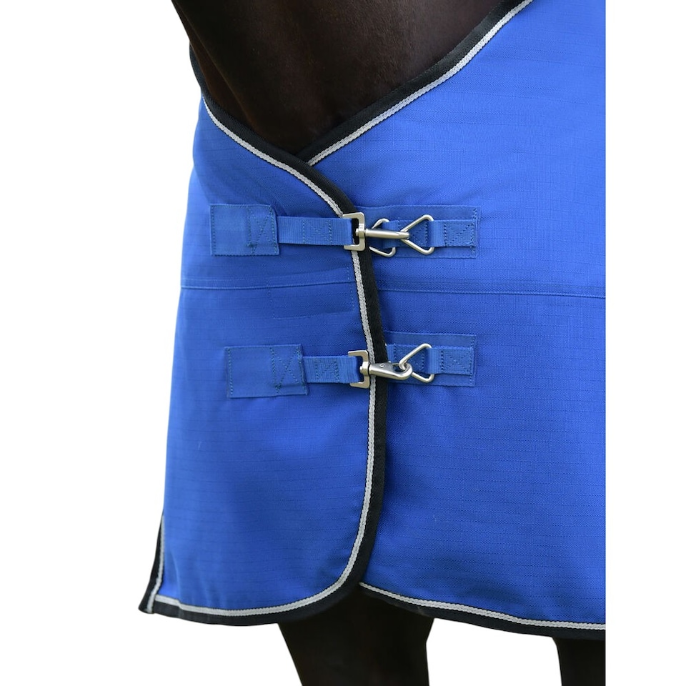 image 1 of Weatherbeeta Comfitec Essential 220g Horse Turnout Rug | Black | Cobalt/Black | 6Ft | 1