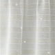 image 4 of Lima Gold Metallic Lurex Stripe Voile Panels - Pair 140 x 137cm (55x54")