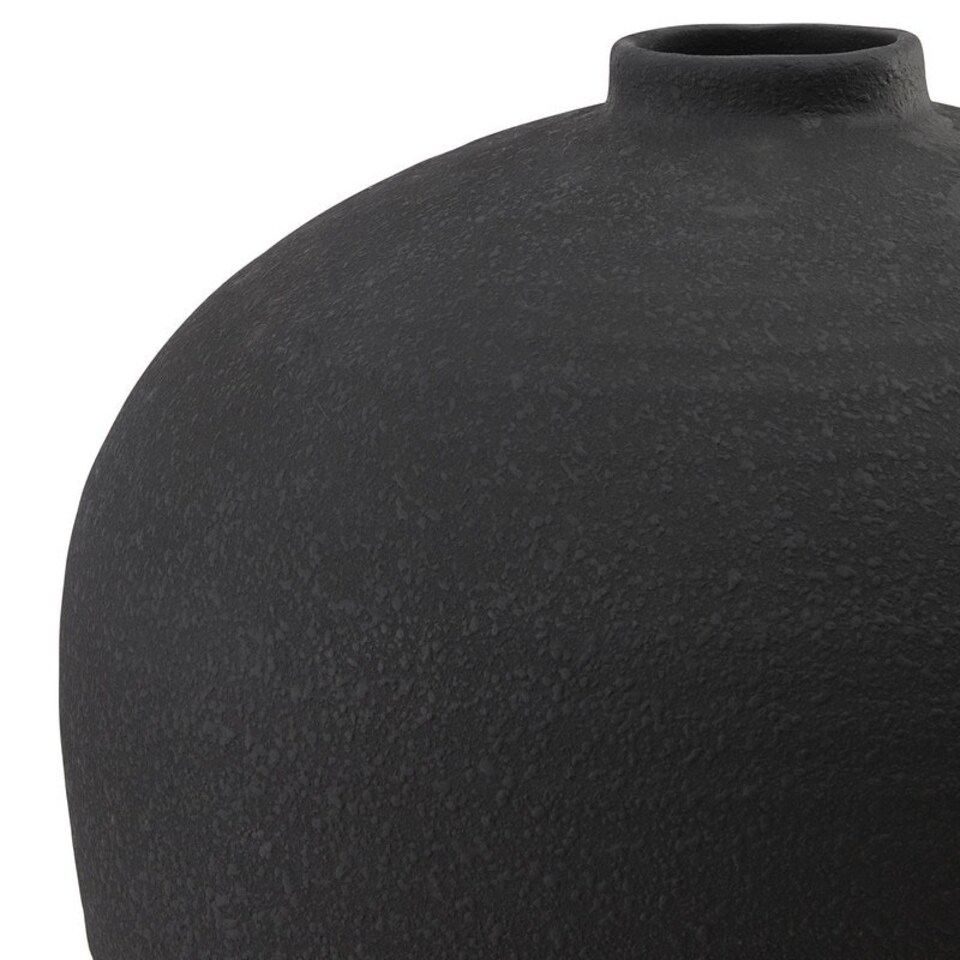 image 1 of Tall Astral Vase - Ceramic - L40 x W40 x H57 cm - Matt Black