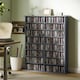 image 2 of HOMCOM CD Storage Unit DVD Tower Blu-ray Storage Shelf for Office, Grey