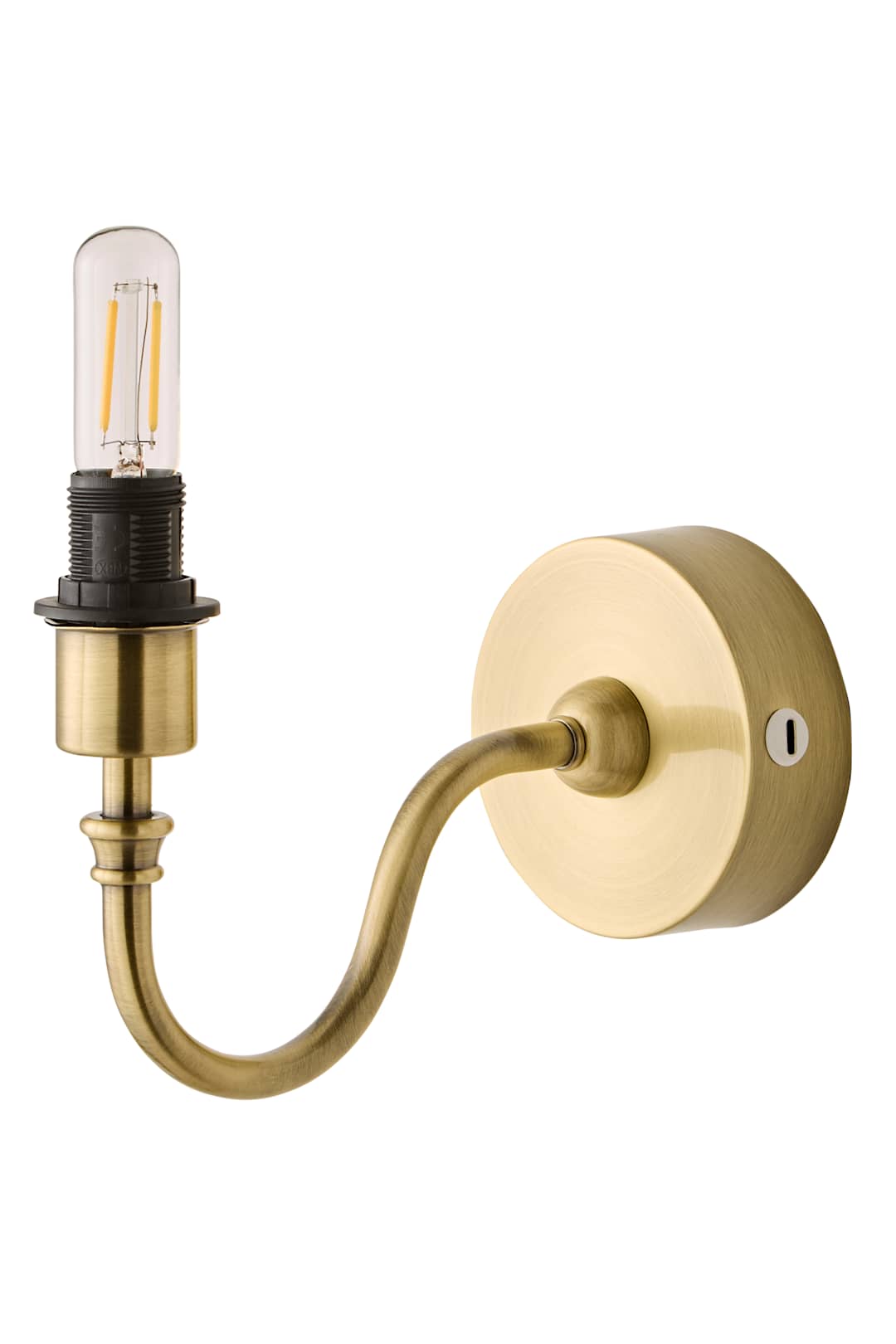 ValueLights Lowe Metal Portable Rechargeable Wall Light Base Only in Gold