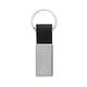 image 2 of XD Collection PU Recycled Keyring - Black - One Size