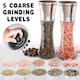 image 4 of Ashley Stainless Steel Salt & Pepper Mill - 180ml - Silver