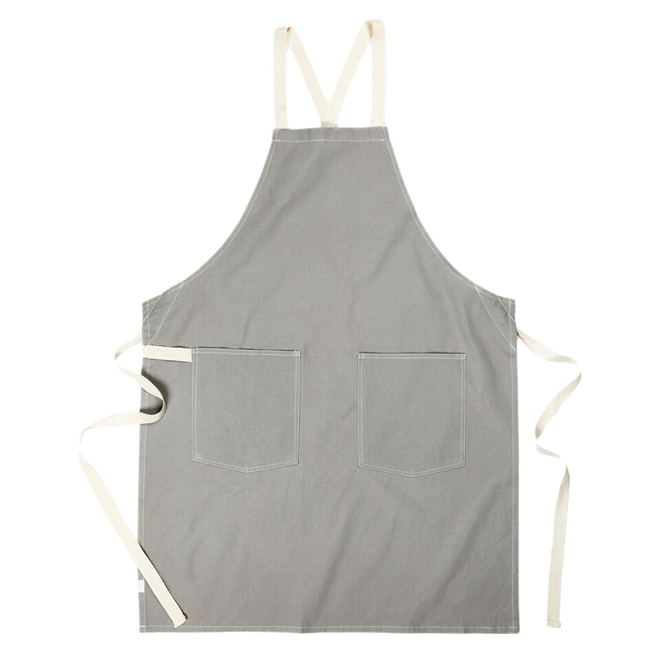 image 1 of Vinga Sovano Recycled Cotton Apron - Grey - One Size Grey