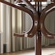 image 3 of Wooden Coat Stand With 12 Hooks Walnut One Size