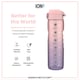 image 5 of Leak Proof 1 Litre Water Bottle, BPA Free, 1000ml (32oz) | Pink | Periwinkle & Rose | 1L