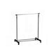 image 3 of KCT Adjustable Single Clothes Rack on Wheels Black | Silver | One Size