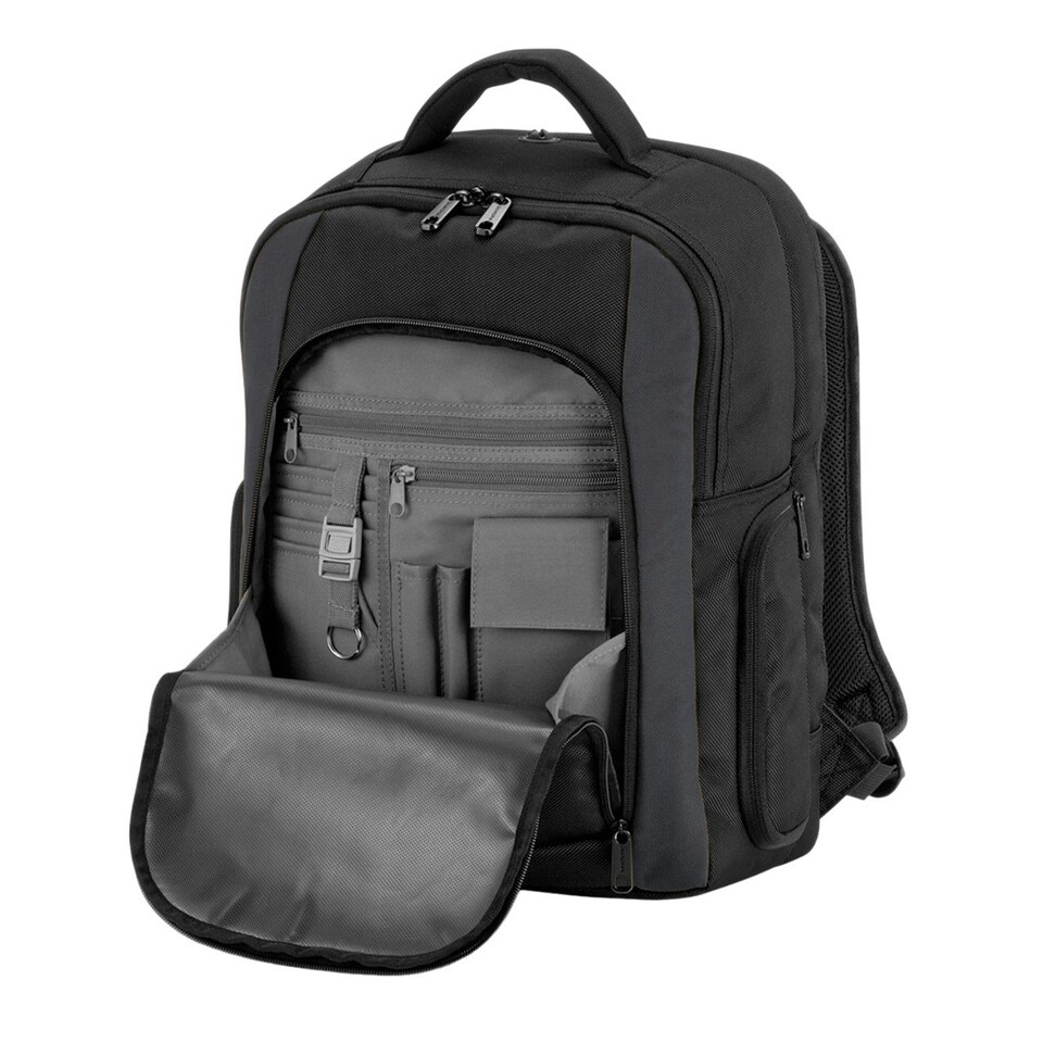 image 1 of Quadra Tungsten Laptop Backpack - Black/Dark Graphite - One Size