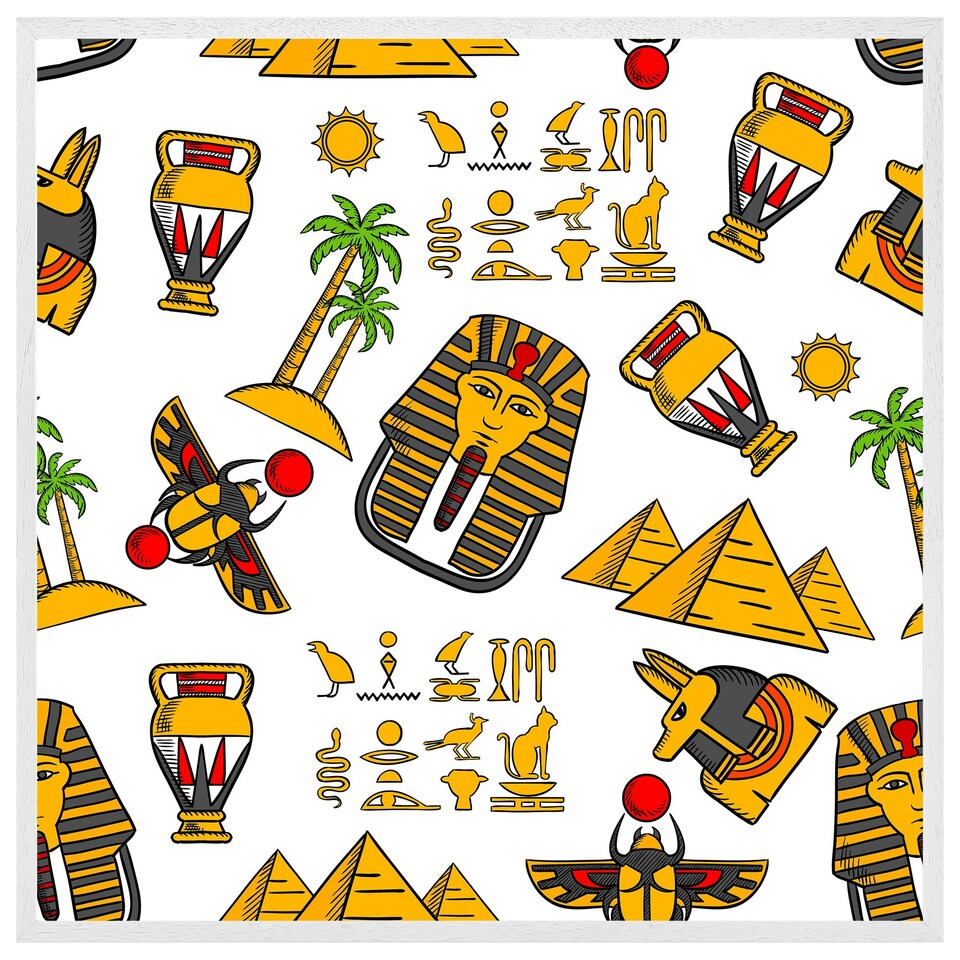 image 1 of Egypt (Picture Frame) White | L
